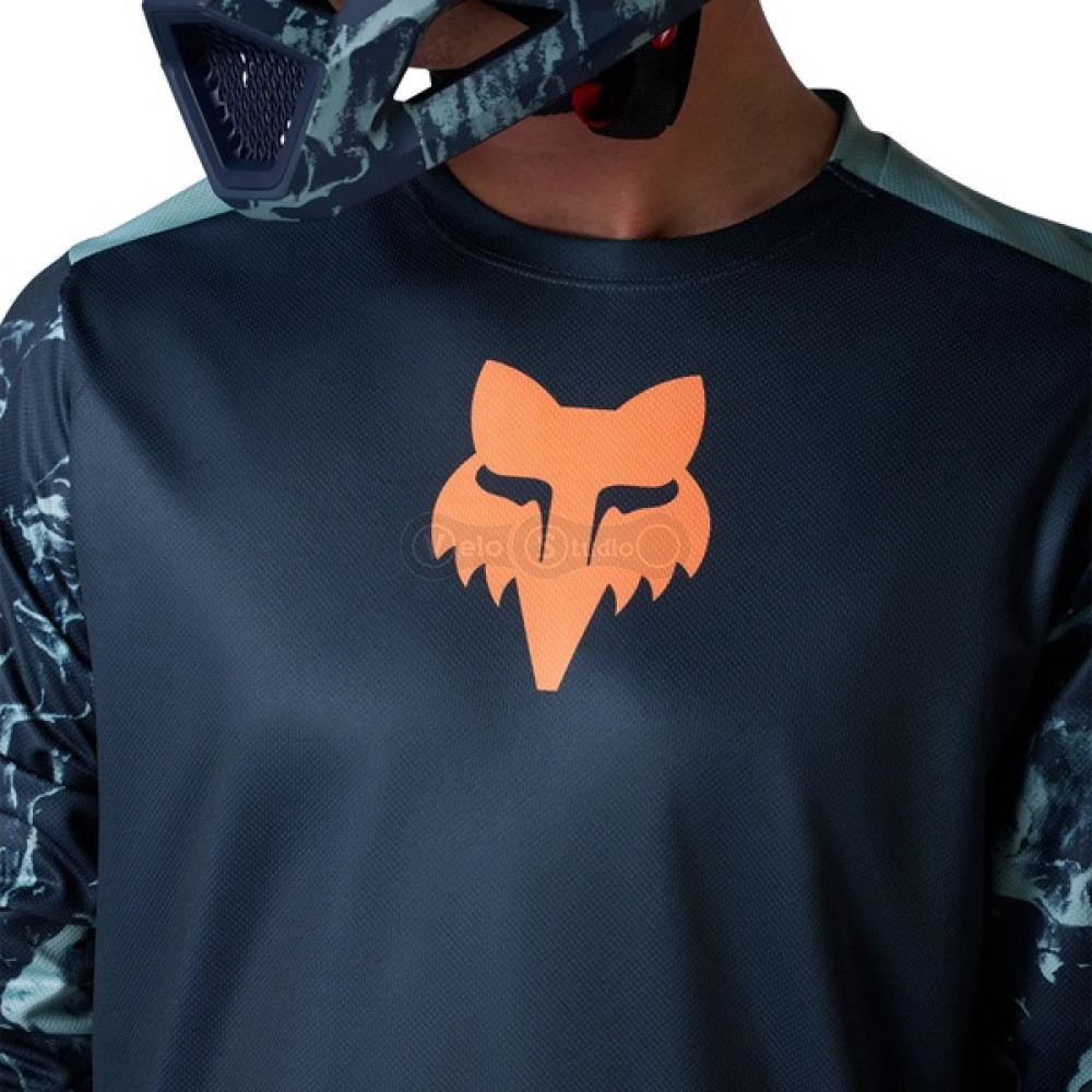 Вело джерси FOX Ranger Long Sleeve Jersey - Image Print [Arctic Blue], M