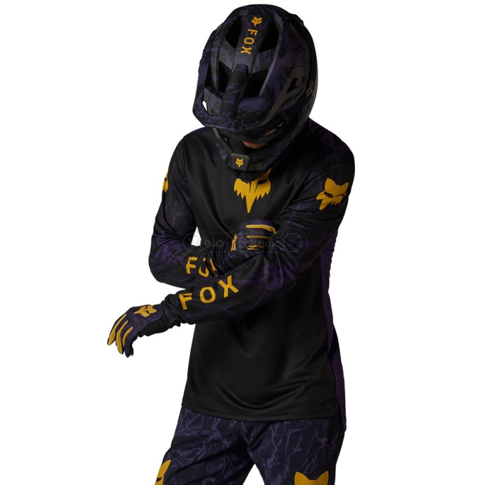 Вело джерси FOX Ranger Long Sleeve Jersey - Image Print [Plum], L