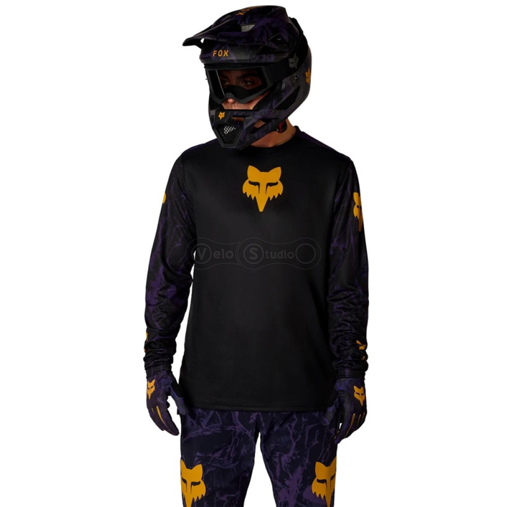 Вело джерси FOX Ranger Long Sleeve Jersey - Image Print [Plum], M