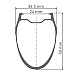 Заднее колесо DT SWISS GRC 1400 DI 700C Center Lock 50 12/142 Shimano SL 12 Road