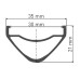 Переднее колесо DT SWISS HX 1700 Spline 29 IS-6 bolt 30 15/110