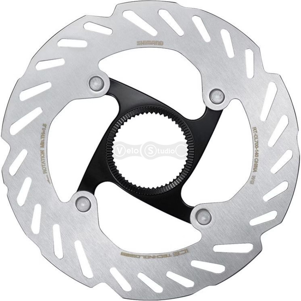Ротор Shimano RT-CL700-SS-E, 140мм, CENTER LOCK, гайка с внешними зацепами