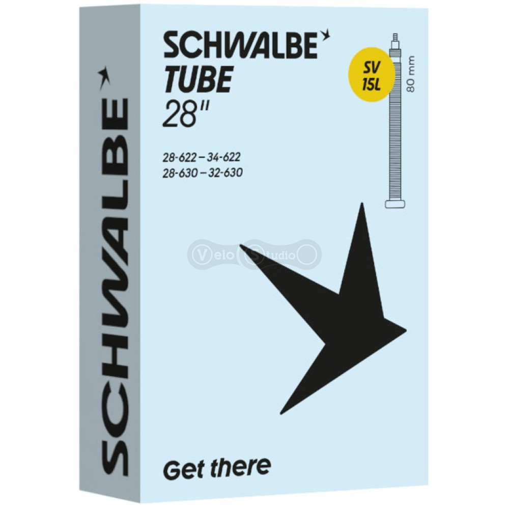 Камера 28 (28/34-622/630) Schwalbe SV15L 80мм