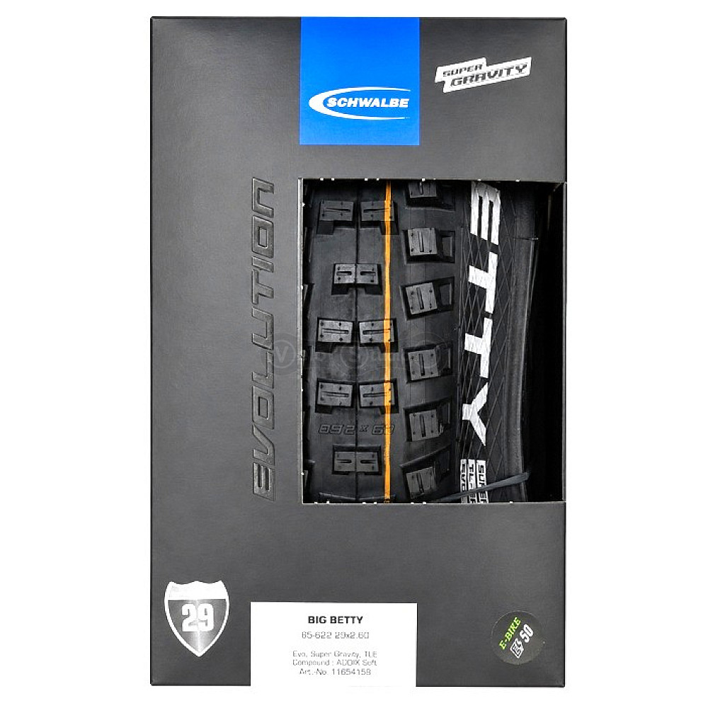 Вело покрышка 27.5x2.40 (62-584) Schwalbe BIG BETTY Perf, DD, TLE, B/B