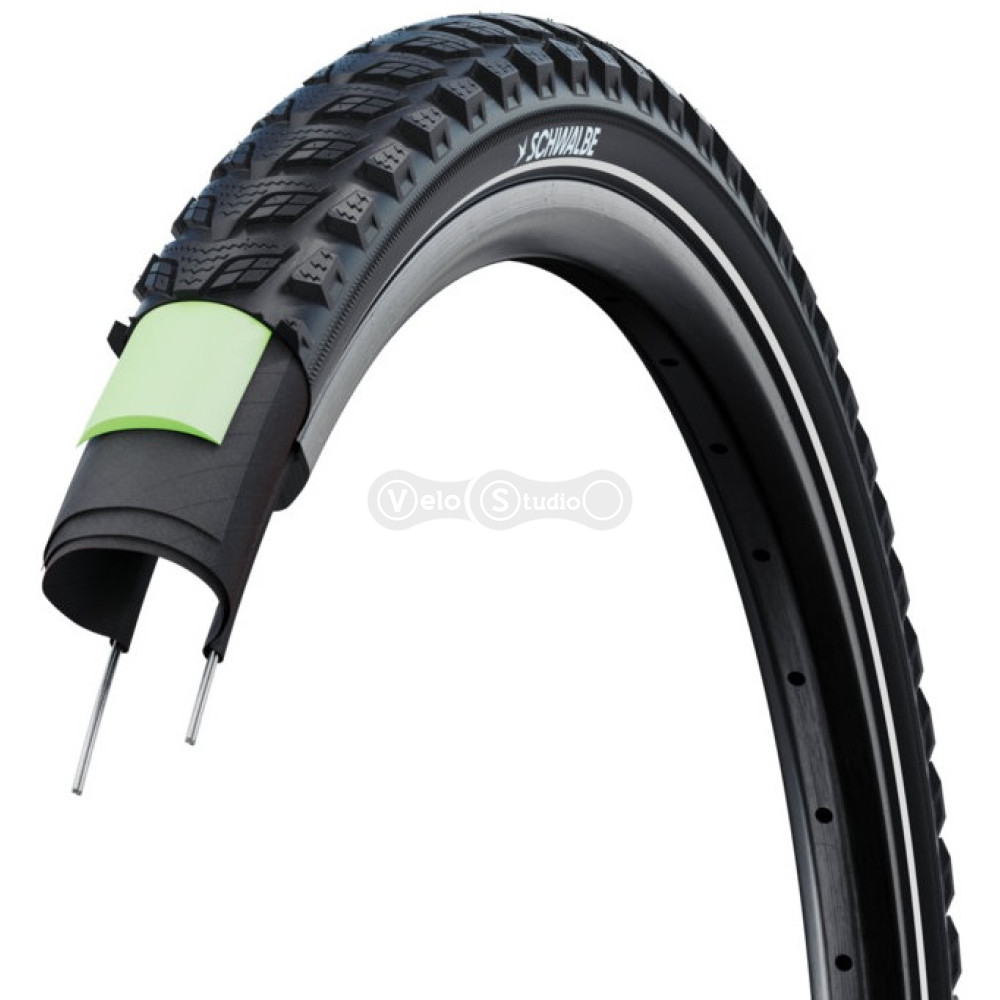 Вело покришка 28x2.00 (50-622) Schwalbe MARATHON 365, GreenGuard, TwinSkin, B/B+RT