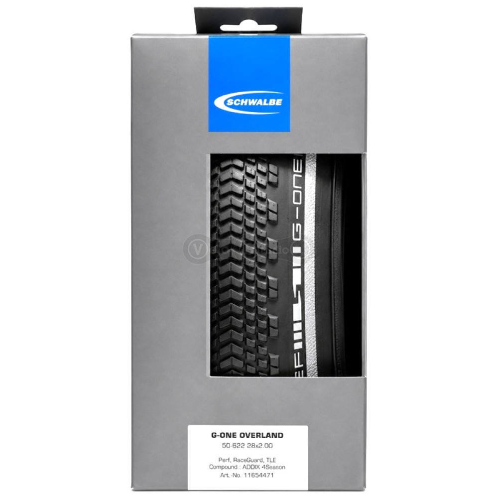 Вело покрышка 28x1.70 700x45C (45-622) Schwalbe G-ONE OVERLAND RaceGuard, TLR, B/B-SK+RT
