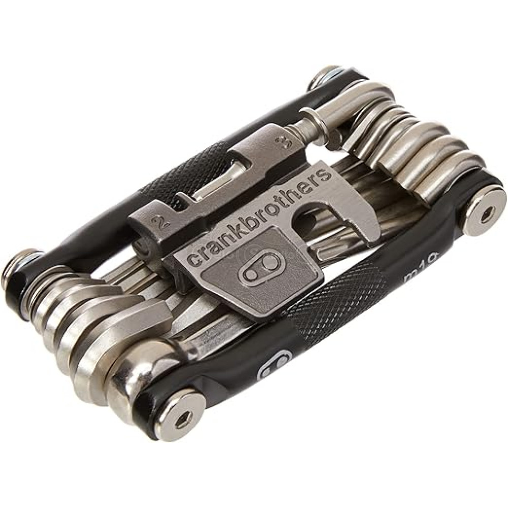 Мультитул Crankbrothers M19, 2/2.5/3/4/5/6/8мм, T10/Т25, Phillips #1/2, flat #2, ключі для спиць, вичавки ланцюга, чорний