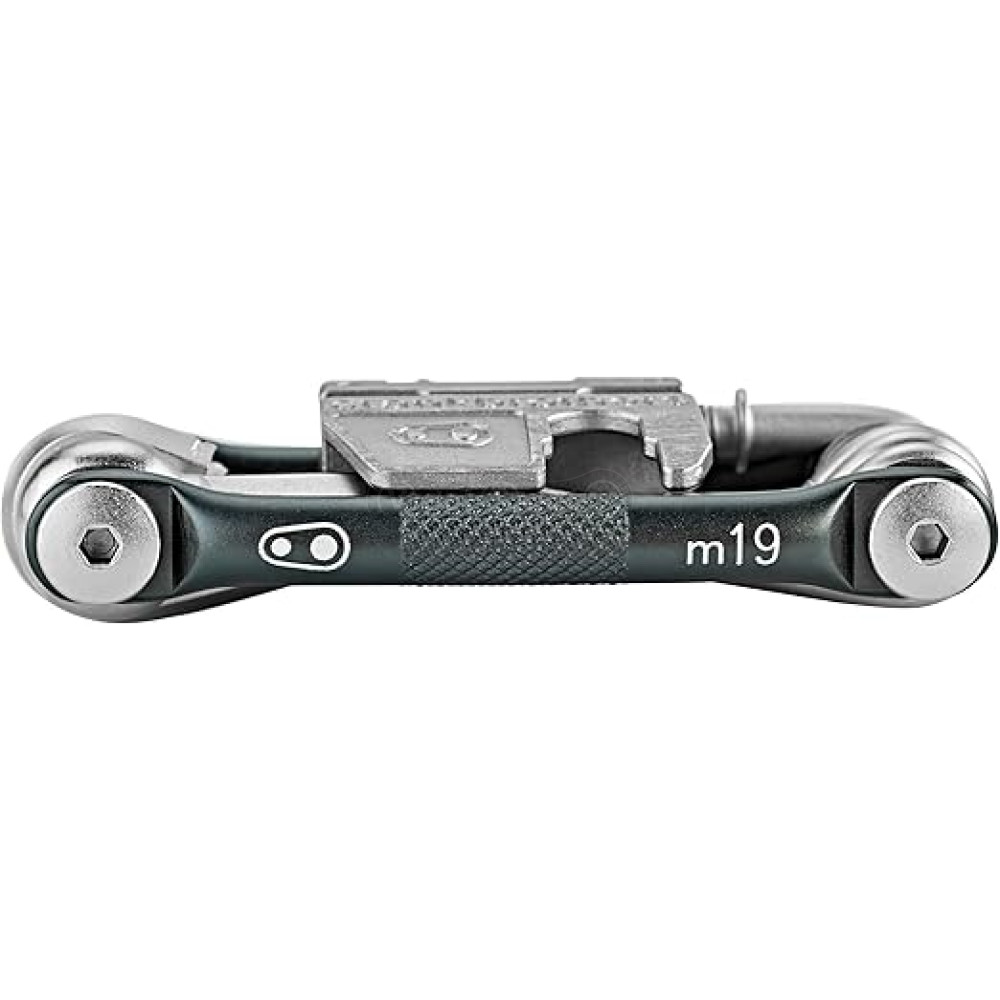 Мультитул Crankbrothers M19, 2/2.5/3/4/5/6/8мм, T10/Т25, Phillips #1/2, flat #2, ключі для спиць, вичавки ланцюга, чорний