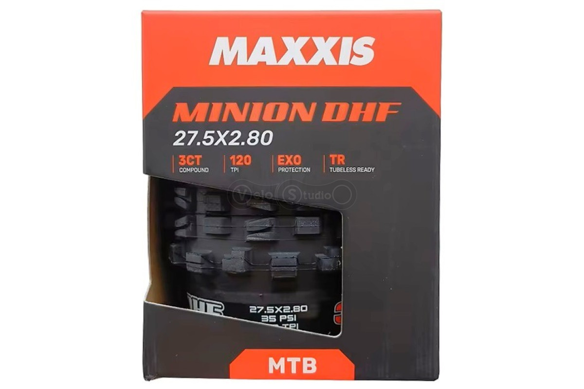 Вело покрышка MAXXIS Minion DHF 27.5X2.80 TPI 120 Foldable 3CT/EXO