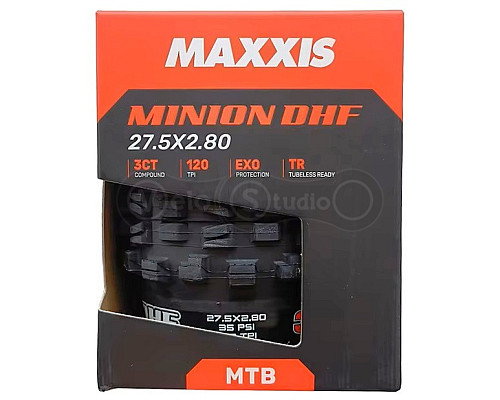 Вело покришка MAXXIS Minion DHF 27.5X2.80 TPI 120 Foldable 3CT/EXO/TR