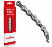 Ланцюг SUN RACE CNU11A 9/10/11 швидкостей 126 ланок Silver/Gray
