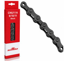 Ланцюг SUN RACE CNU11A 9/10/11 швидкостей 126 ланок Black