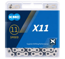 Ланцюг KMC X11 NPBK 11 швидкостей 114 ланок Silver/Black