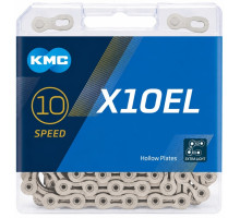 Ланцюг KMC X10EL 10 швидкостей 114 ланок, Silver/Silver