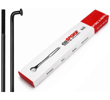 Спиця CN Spoke STD 14C, 2мм(14G) x 230mm, j-подібна, нержавіюча сталь, чорна (72шт)