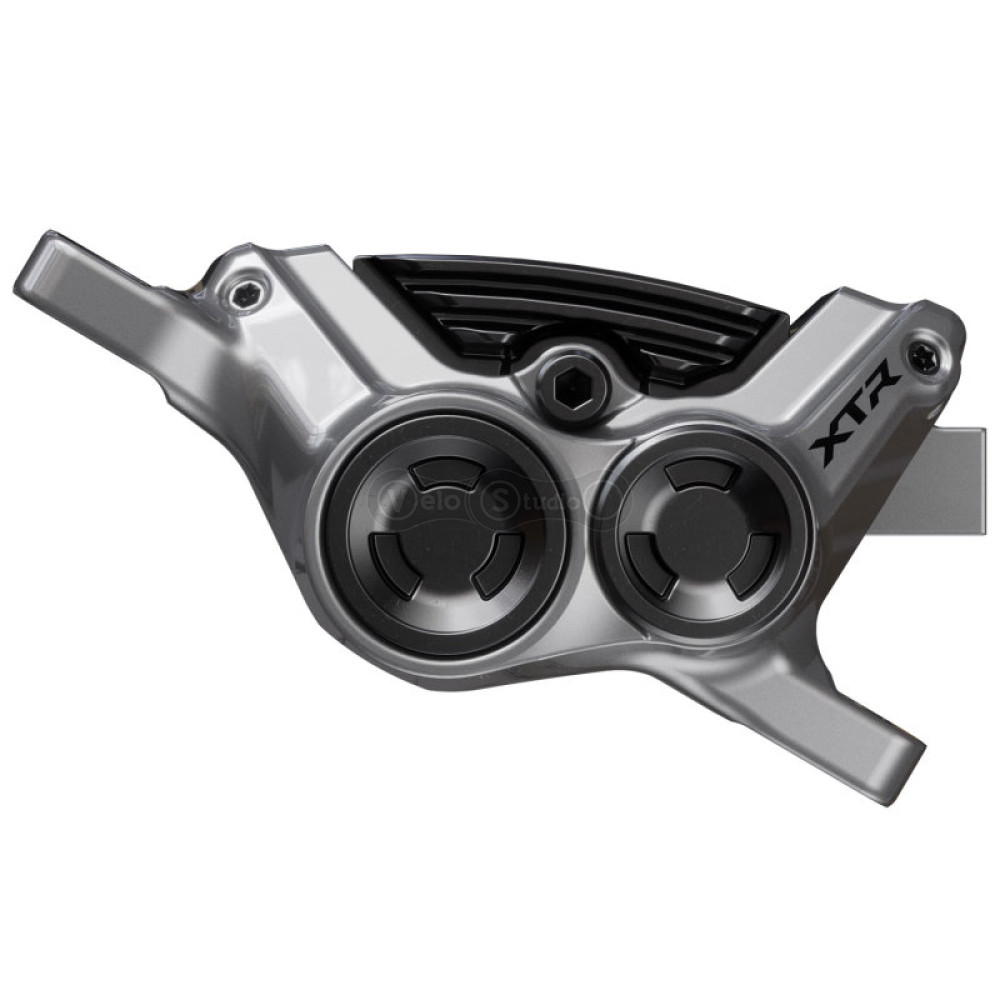 Тормоз Shimano M9220 DEORE XT передний (левая ручка, 4-поршн калипер, J-kit гидролиния 1000мм)