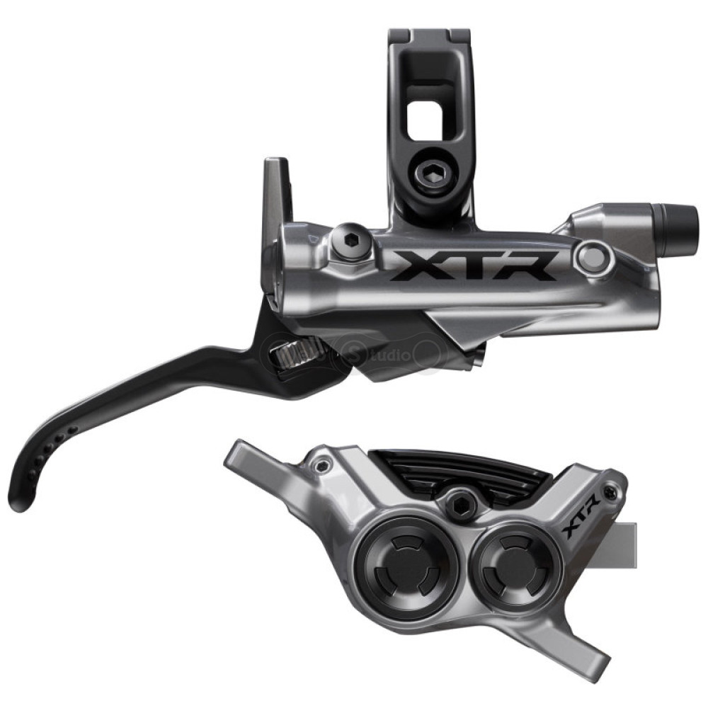 Тормоз Shimano M9220 DEORE XT задний (правая ручка, 4-поршн калипер, J-kit гидролиния 1700мм)