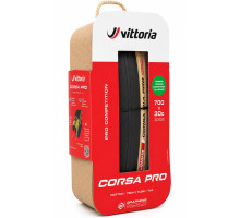 Вело покрышка Vittoria Corsa Pro 30-622 TLR, бежевая боковина