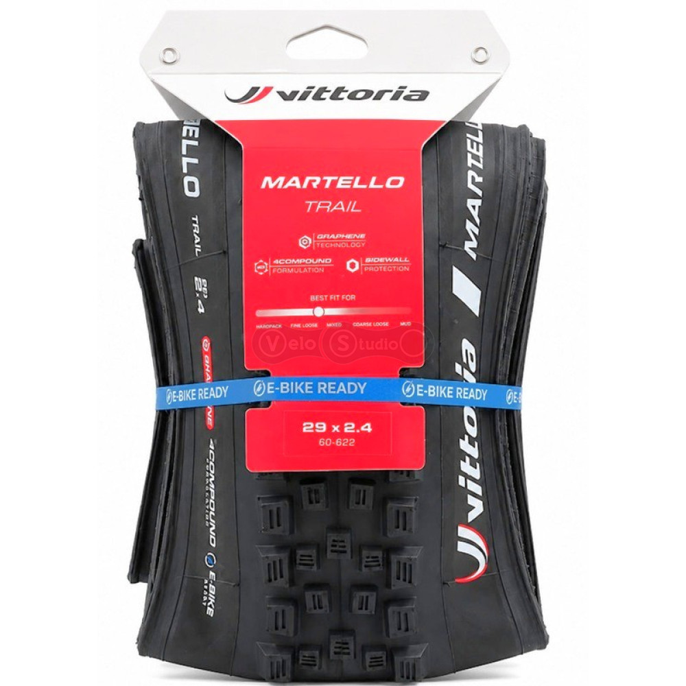 Вело покрышка Vittoria Martello Trail 29x2.4, Tubeless-Ready, черная