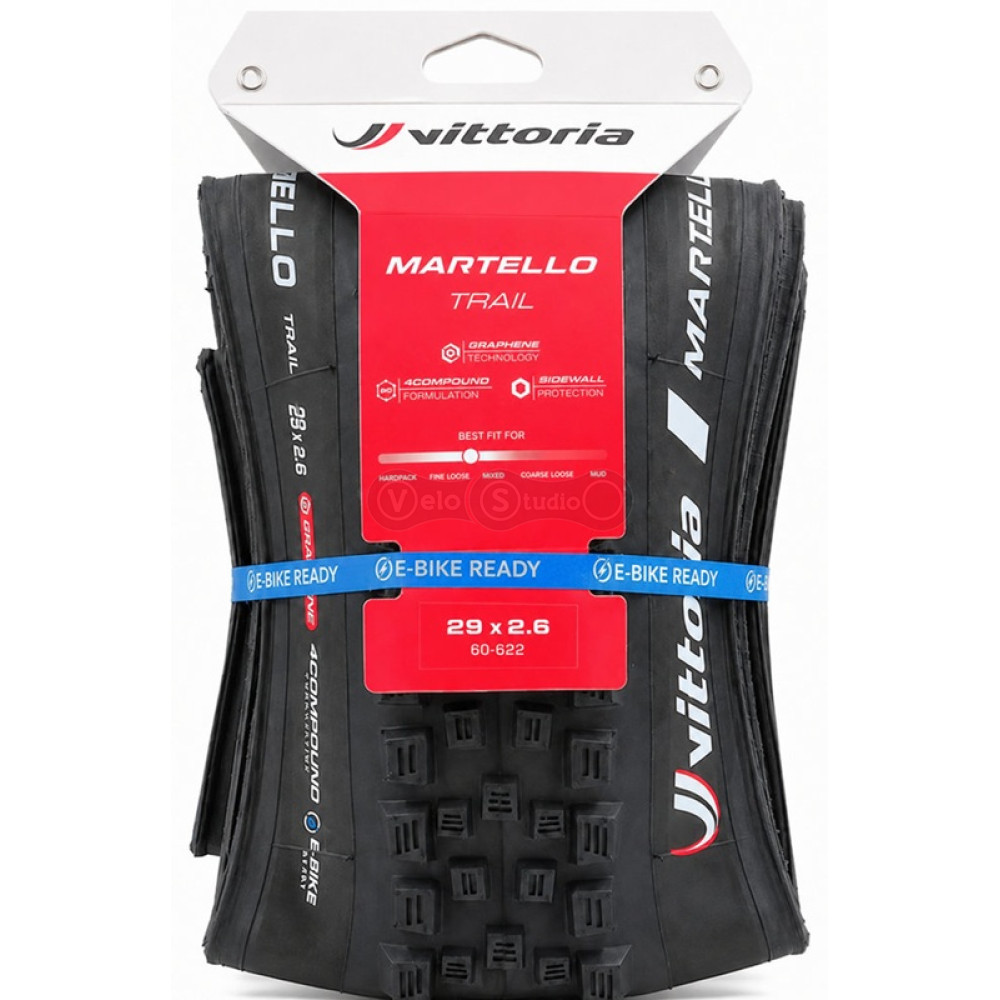 Вело покрышка Vittoria Martello Trail 29x2.6, Tubeless-Ready, черная