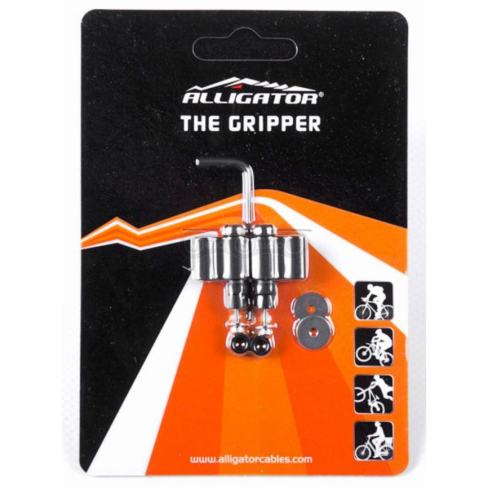 Держатель гидролинии Alligator Gripper I на раму/вилку черный