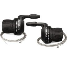 Грипшифти SunRace TSM27 L3/R7, лівий/правий, 3/7 швидкостей, з тросом 1700/2100 мм, OEM