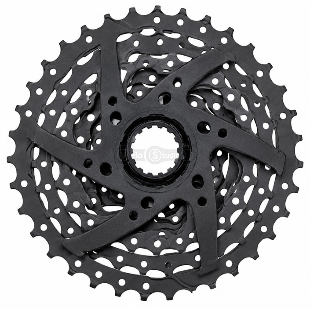 Касета SunRace CSM90 9AV, 9 швидкостей, 11-34T, Black, OEM