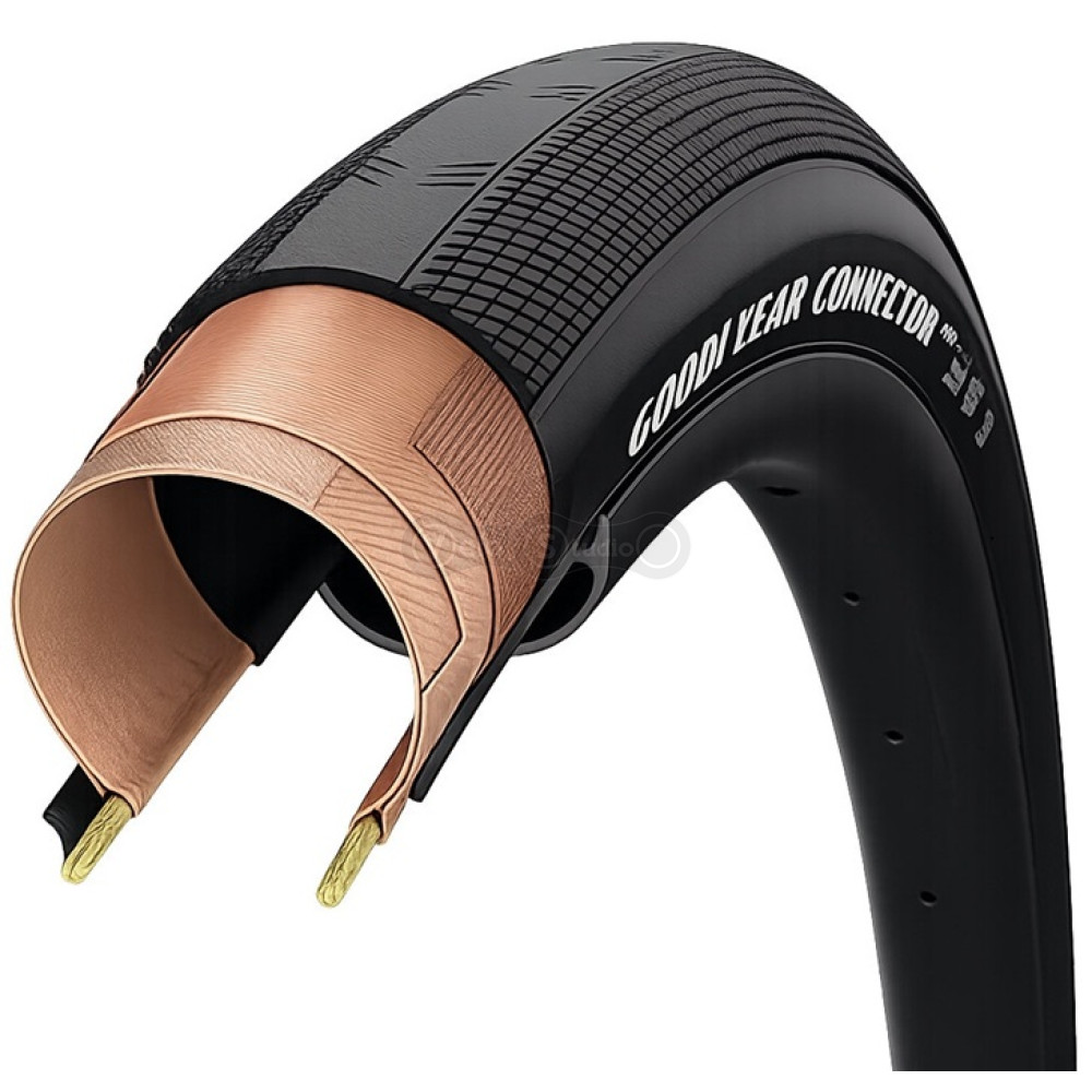 Вело покришка 700x40 (40-622) GoodYear Connector Slick, Race, Dynamic:UHP, Folding, Black