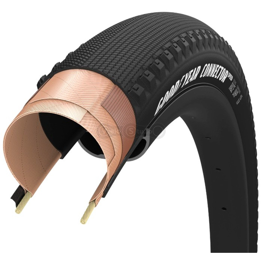 Вело покрышка 700x45 (45-622) GoodYear Connector Speed, Race, Dynamic:UHP, Folding, Black