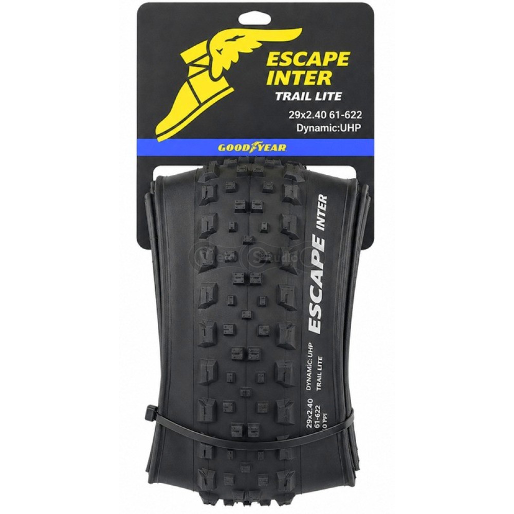 Вело покрышка 29x2.40 (61-622) GoodYear Escape Inter, Trail Lite, Dynamic:UHP, Folding, Black