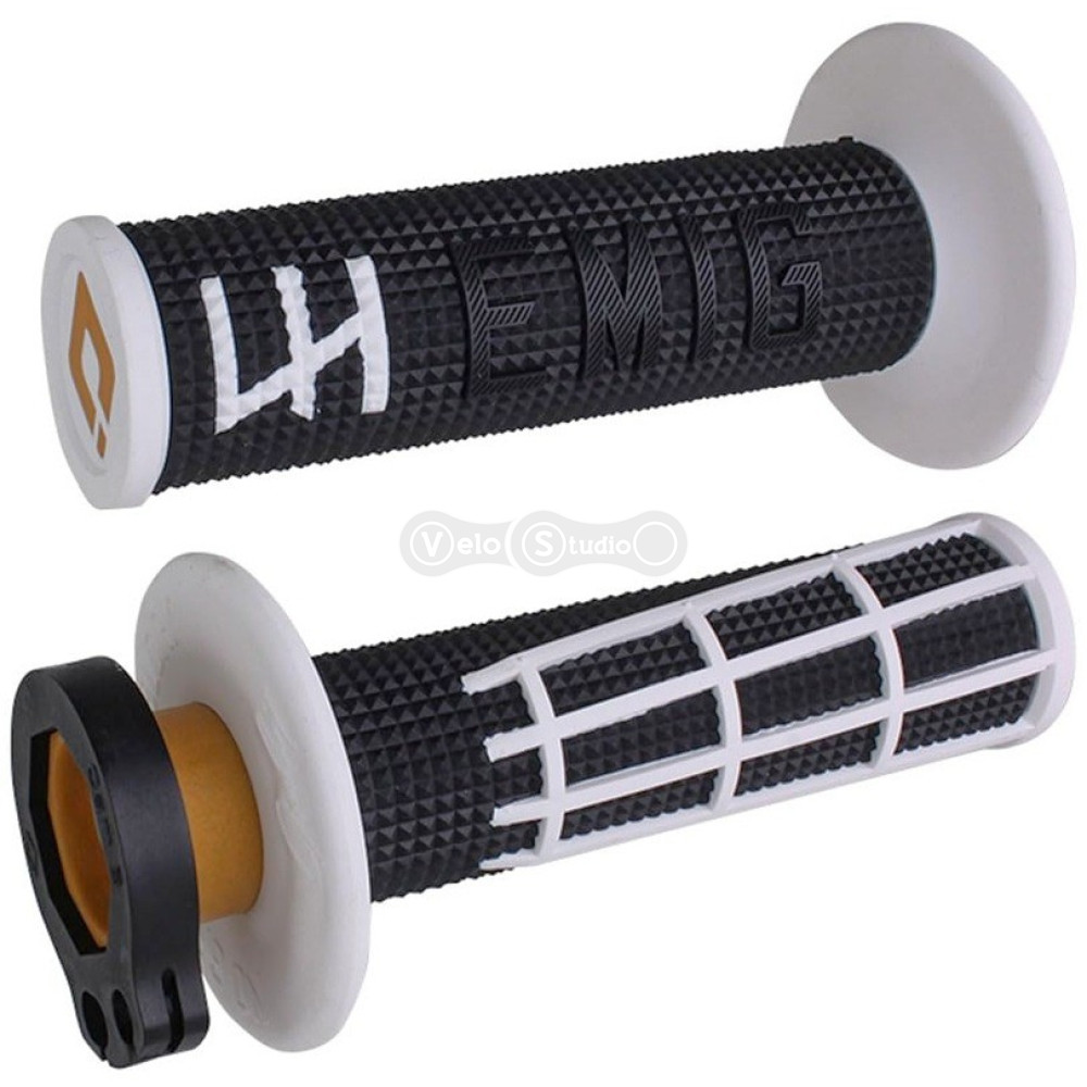 Мото грипсы ODI MX V2 Lock-On; EMIG 2.0 Grip Black/White