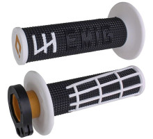 Мото грипсы ODI MX V2 Lock-On; EMIG 2.0 Grip Black/White