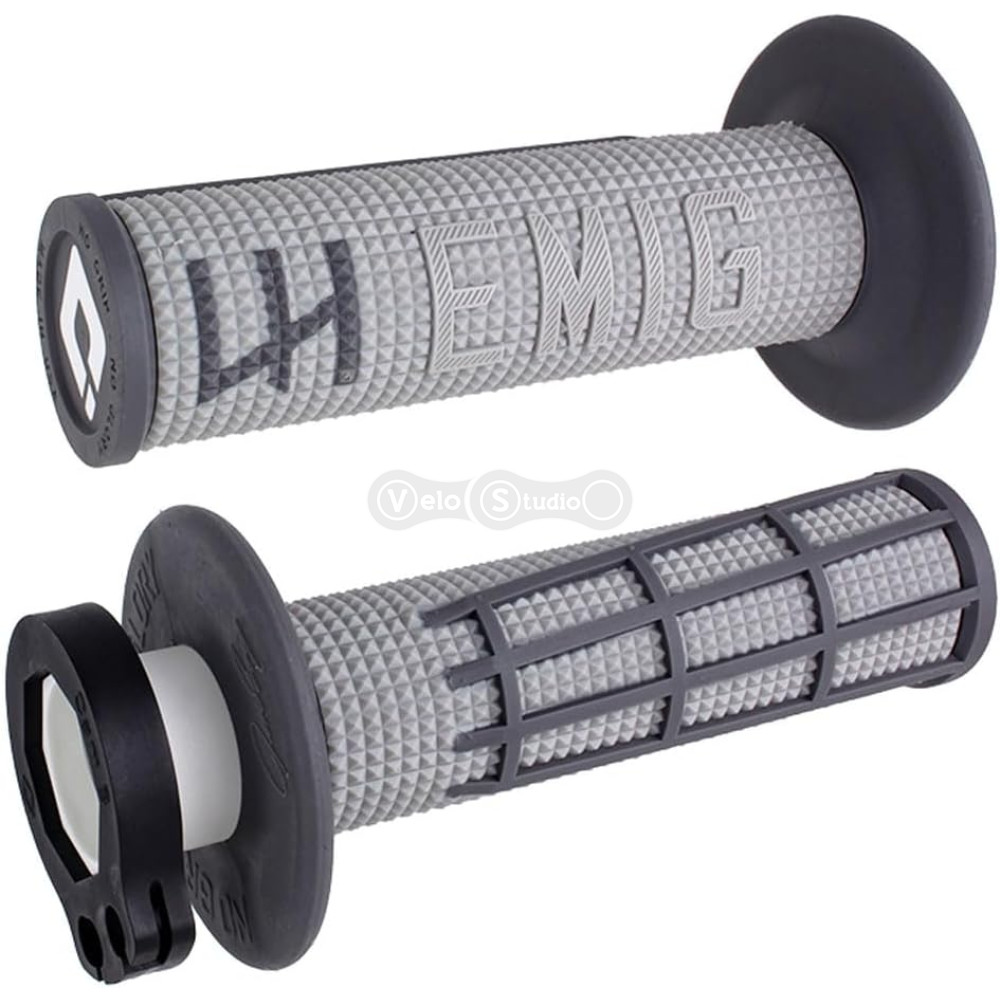Мото грипсы ODI MX V2 Lock-On; EMIG 2.0 Grip Grey/Graphite