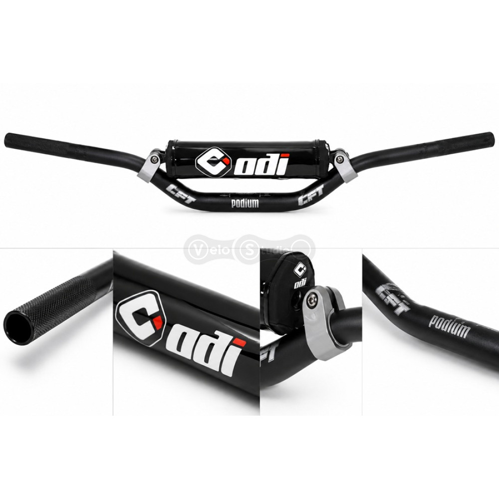 Мото кермо ODI MX Handlebars, 805 мм, підйом 82 мм, CFT Podium RC-HGH-940 BLk