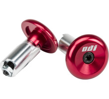 Баренды ODI Aluminum End Plugs w/Lasered Logo Red