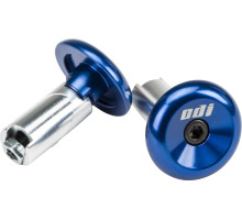 Баренды ODI Aluminum End Plugs w/Lasered Logo BLUE