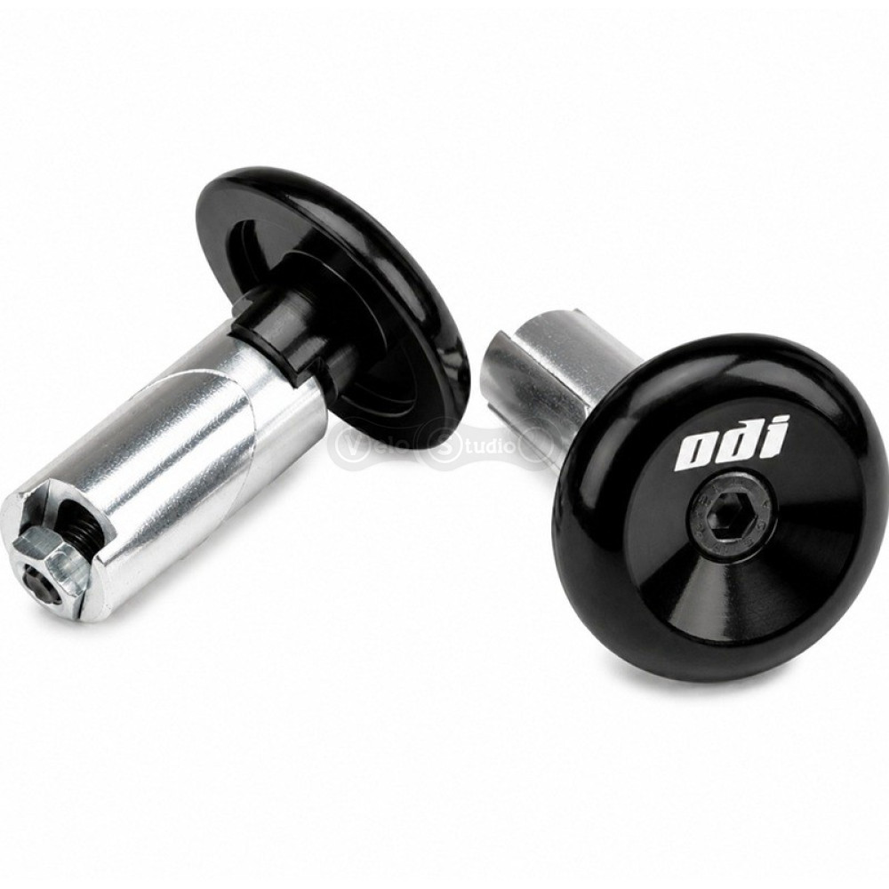 Баренды ODI Aluminum End Plugs w/Lasered Logo Black
