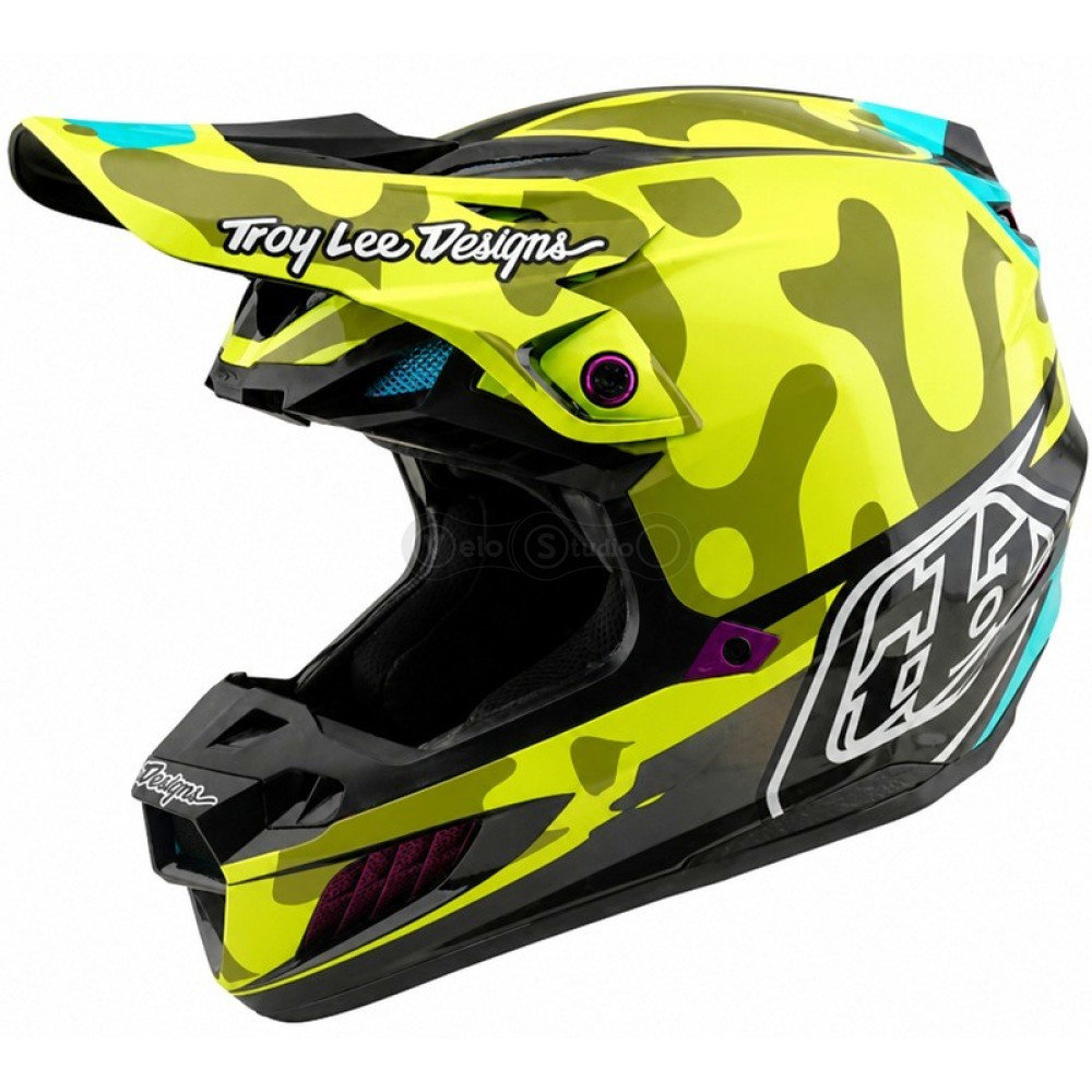 Мотошолом TLD SE5 ECE Composite MIPS Integra Helmet; MYTH [FLO YELLOW] M