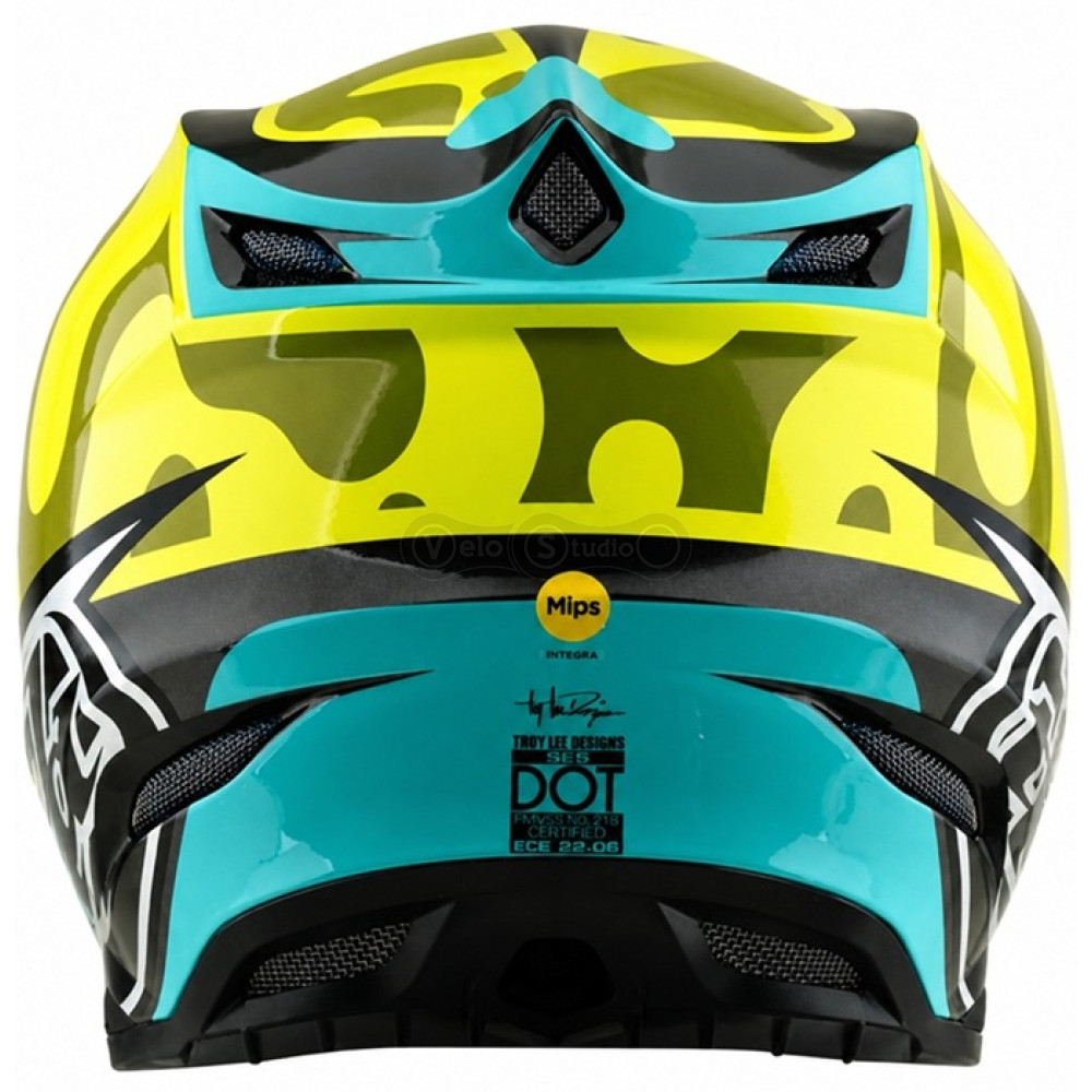 Мотошолом TLD SE5 ECE Composite MIPS Integra Helmet; MYTH [FLO YELLOW] XL