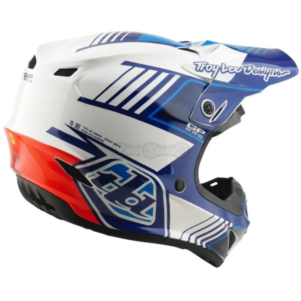 Мотошолом TLD GP PRO Mips HELMET; SEGMENT [BLUE] S