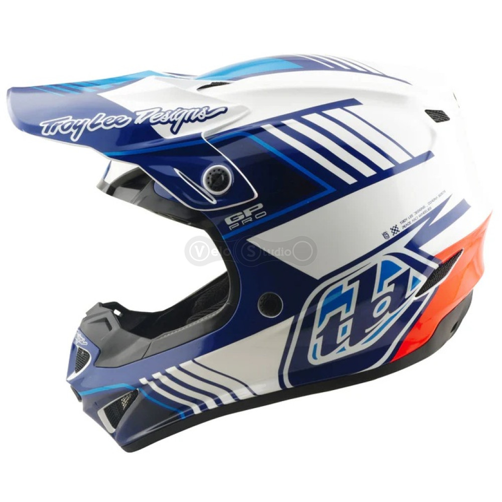 Мотошолом TLD GP PRO Mips HELMET; SEGMENT [BLUE] XL