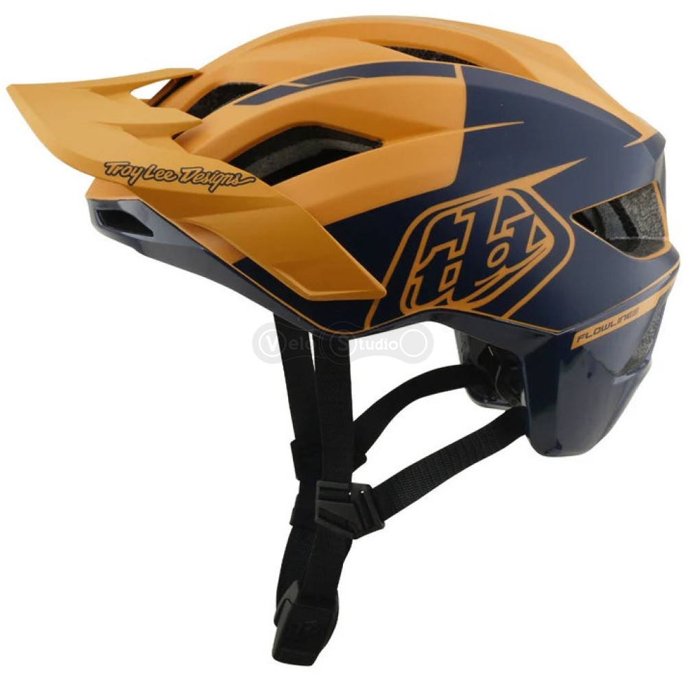 Вело шолом TLD Flowline SE Mips B-Series Helmet; Hydro [Mustard/Black Iris] M/L