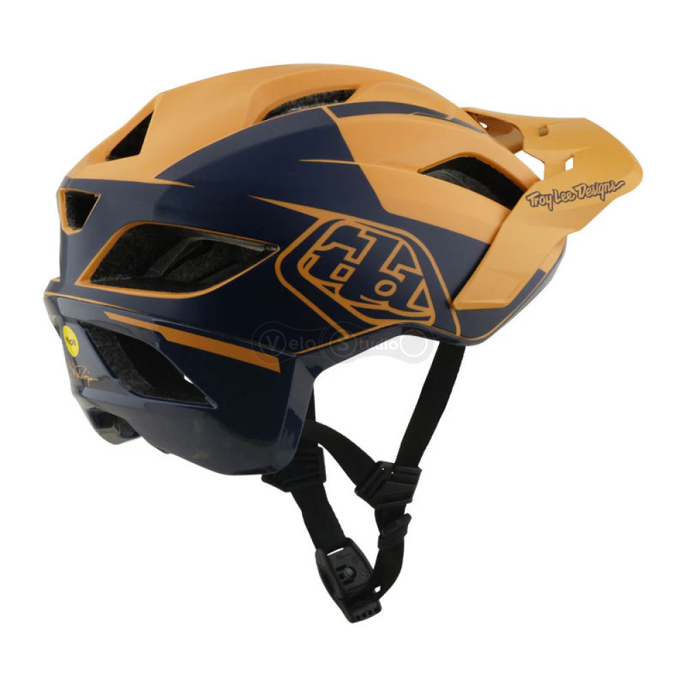 Вело шолом TLD Flowline SE Mips B-Series Helmet; Hydro [Mustard/Black Iris] M/L