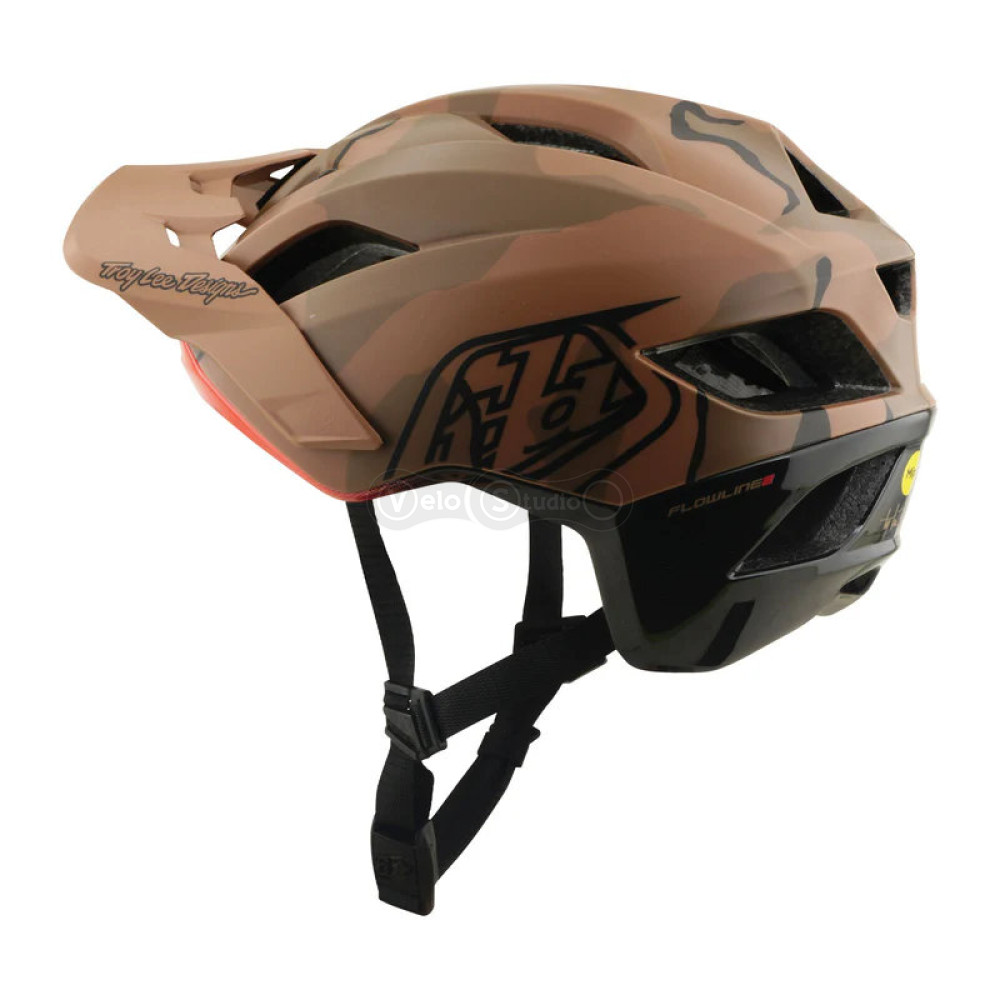 Вело шлем TLD Flowline SE Mips B-Series Helmet; Badge [Sienna Camo] M/L