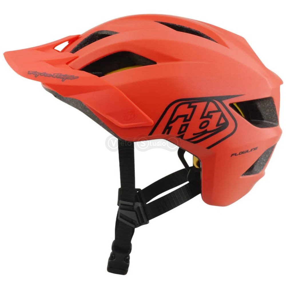 Детский вело шлем TLD Youth Flowline Mips Helmet; Point [Coral/Charcoal] (48-53см)