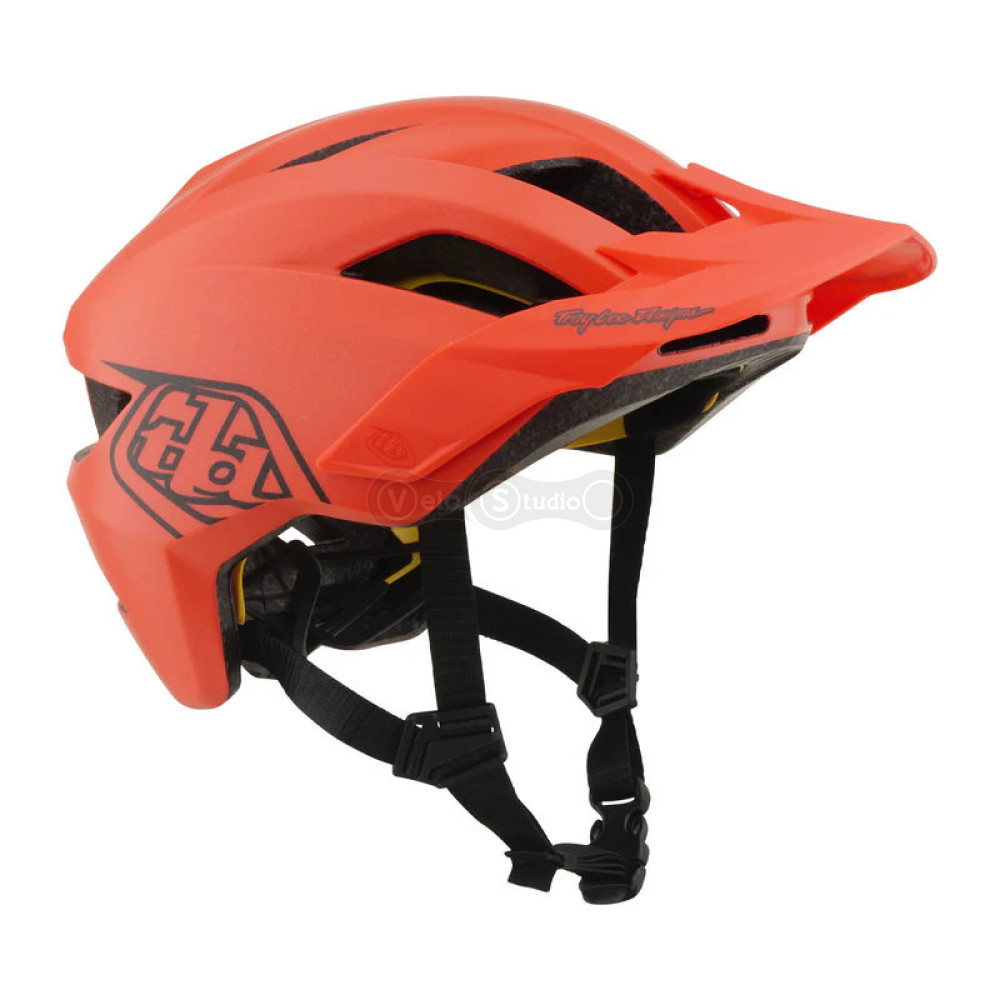 Детский вело шлем TLD Youth Flowline Mips Helmet; Point [Coral/Charcoal] (48-53см)