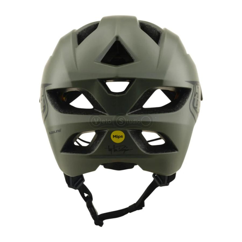 Детский вело шлем TLD Youth Flowline Mips Helmet; Point [Army/Phantom] (48-53см)