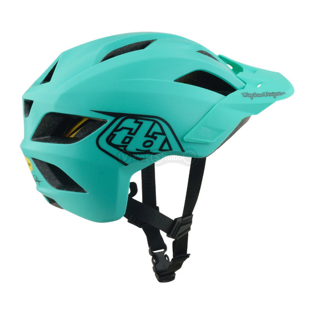 Детский вело шлем TLD Youth Flowline Mips Helmet; Point [Charcoal/Real Teal] (48-53см)