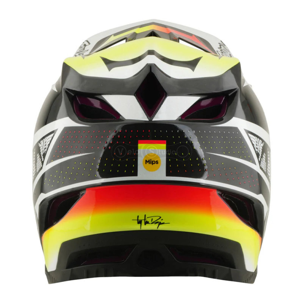 Вело шолом TLD D4 Carbon Mips Helmet; Lined Up [Black] M