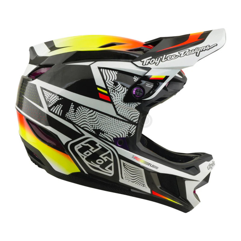 Вело шолом TLD D4 Carbon Mips Helmet; Lined Up [Black] M